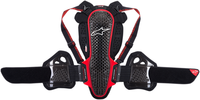 ALPINESTARS Nucleon KR-3 Back Protector - Black/Red - XS 6504718-13-XS