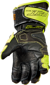 Pro Series Gp D3o Gloves Black/Flo Yellow Leather Sm