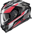 Exo Eclipse Full Face Helmet Lunar Red/White/Black 2x