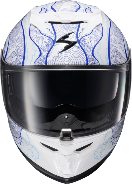 Exo T520 Helmet Nama Shimi White/Blue 2x