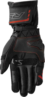 S1 Glove Blk/Red Leather Md