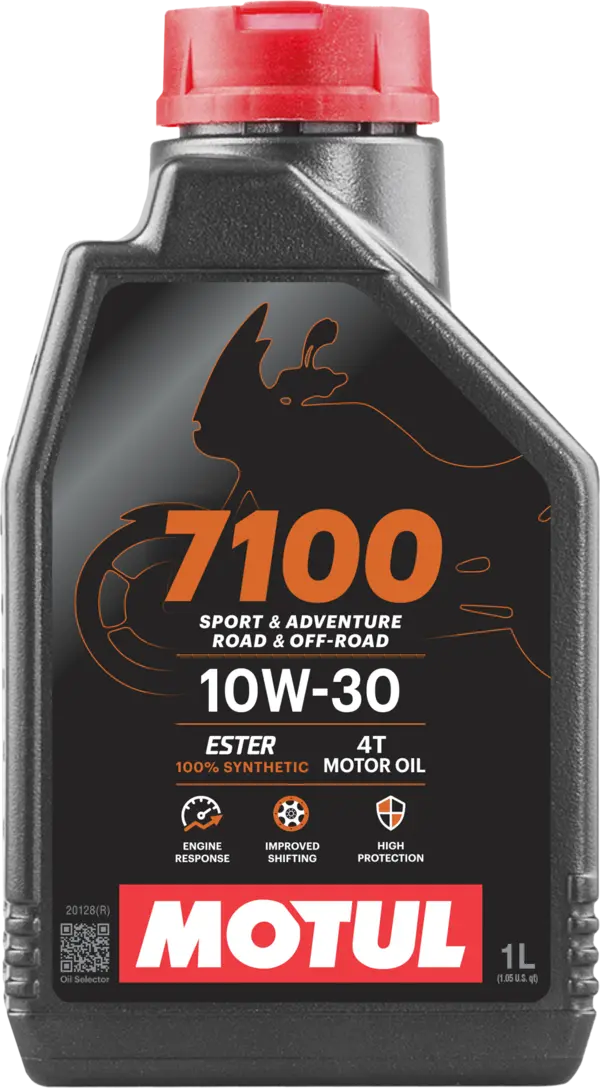 Motul 7100 4T Synthetic Motorcycle Oil – 10W-30 – 1L