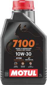 Motul 7100 4T Synthetic Motorcycle Oil – 10W-30 – 1L