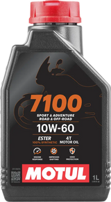 Motul 7100 4T Synthetic Motorcycle Oil – 10W-60 – 1L