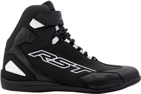 Sabre Moto Shoe Ce Boot Black / Black / White  Sz 7