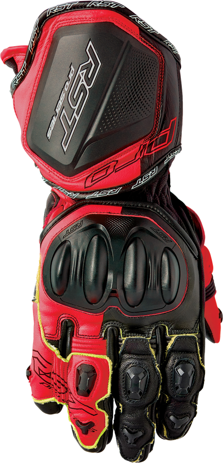Pro Series Gp D3o Gloves White/Red Leather Sm