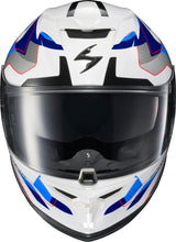 Exo T520 Full Face Helmet Zuse White/Blue 2x