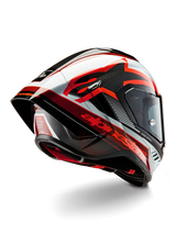 Alpinestars Supertech R10 Helmet – Team (Black / Carbon Red / Gloss White)