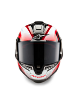 Alpinestars Supertech R10 Helmet – Team (Black / Carbon Red / Gloss White)