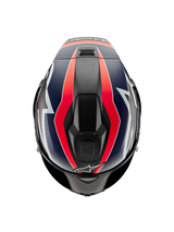 Alpinestars Supertech R10 Helmet – Team (Matte Black / Carbon Red Fluo / Blue)