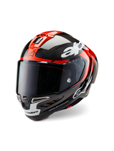 Alpinestars Supertech R10 Helmet – Element (Carbon / Red / White)
