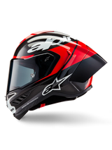 Alpinestars Supertech R10 Helmet – Element (Carbon / Red / White)
