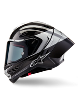 Alpinestars Supertech R10 Helmet – Element (Carbon / Silver / Black)