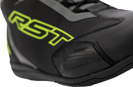 Sabre Moto Shoe Ce Boot Blk/Gry/Flo Yellow Sz 7