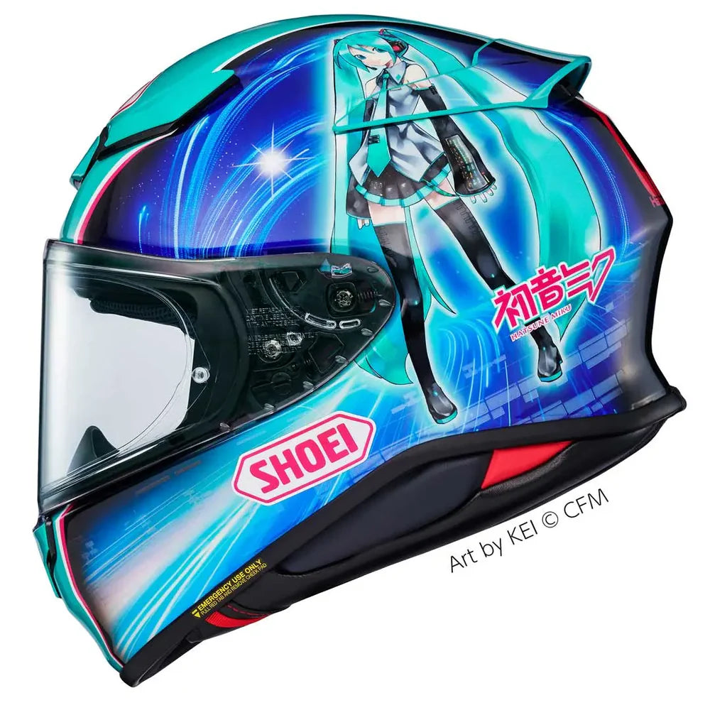 Shoei RF-1400 Hatsune Miku - TC4 Limited Edition