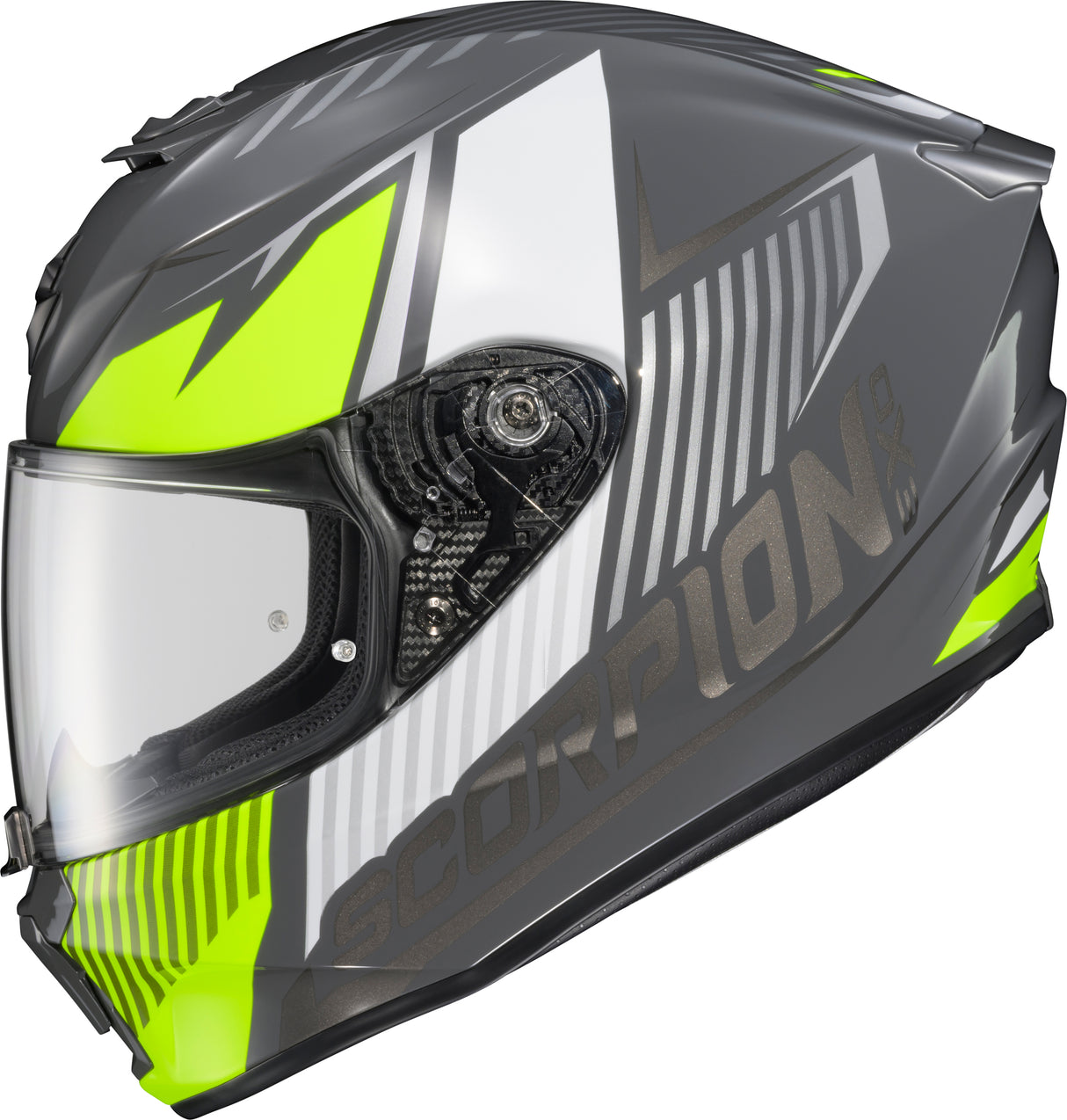 Exo R330 Full Face Helmet Hawker Hi Viz 2x