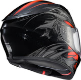 Exo R430 Full Face Helmet Wyvern Blk/Red 2x