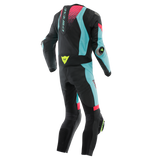 Dainese Laguna Seca 6 1PC Leather Suit Perforated Black/Water/Fuxia Size - 44