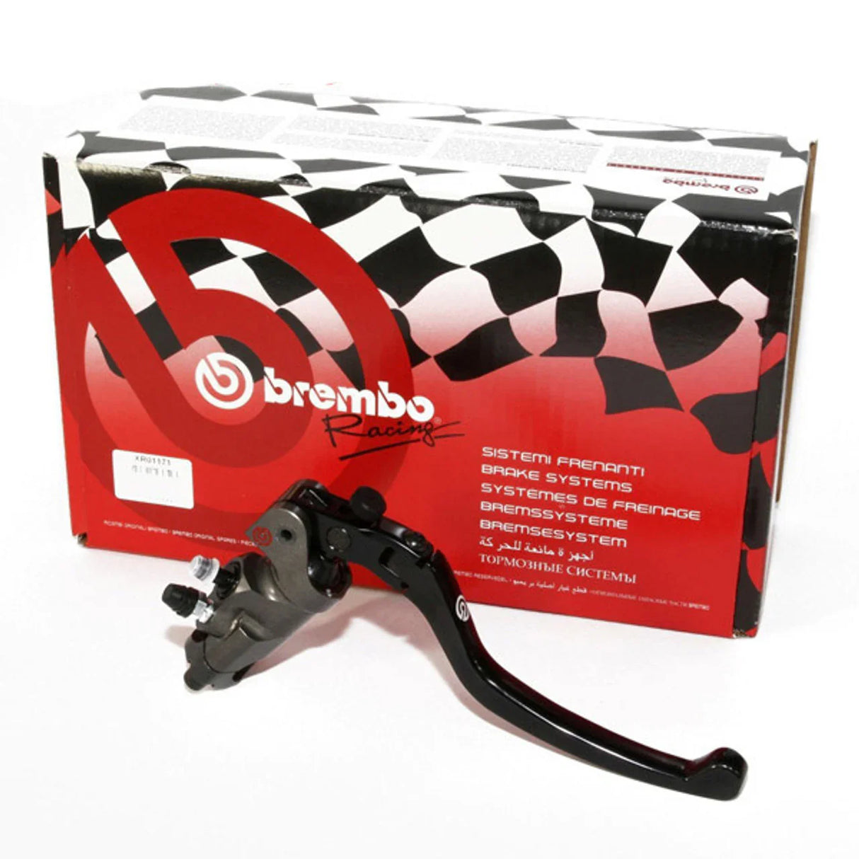 Brembo 17×18 XR0 Brake Master Cylinder – Billet Racing Radial
