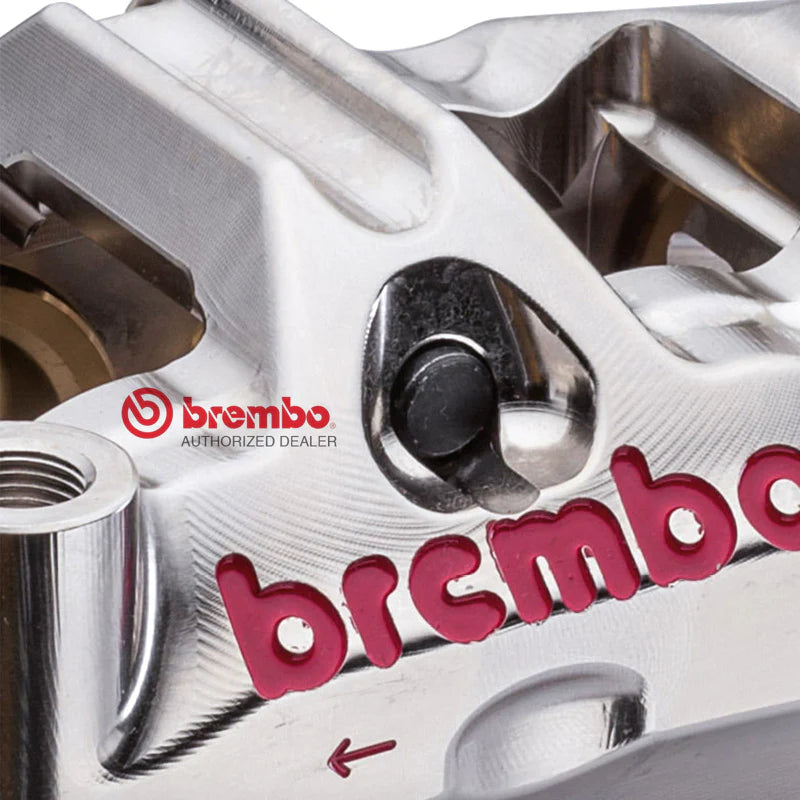 Brembo GP4-RX Monobloc Front Caliper Set – 100mm Radial Mount (Nickel)