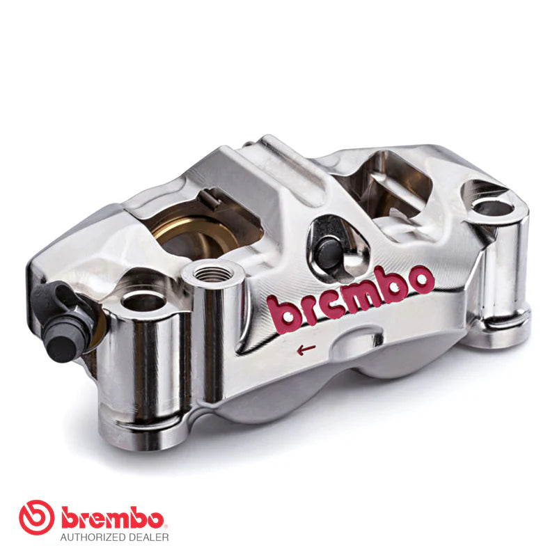 Brembo GP4-RX Monobloc Front Caliper Set – 100mm Radial Mount (Nickel)