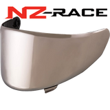 Front Quarter View of Chrome NZ-Race Visor