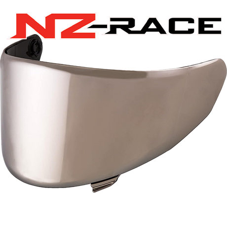 Front Quarter View of Chrome NZ-Race Visor