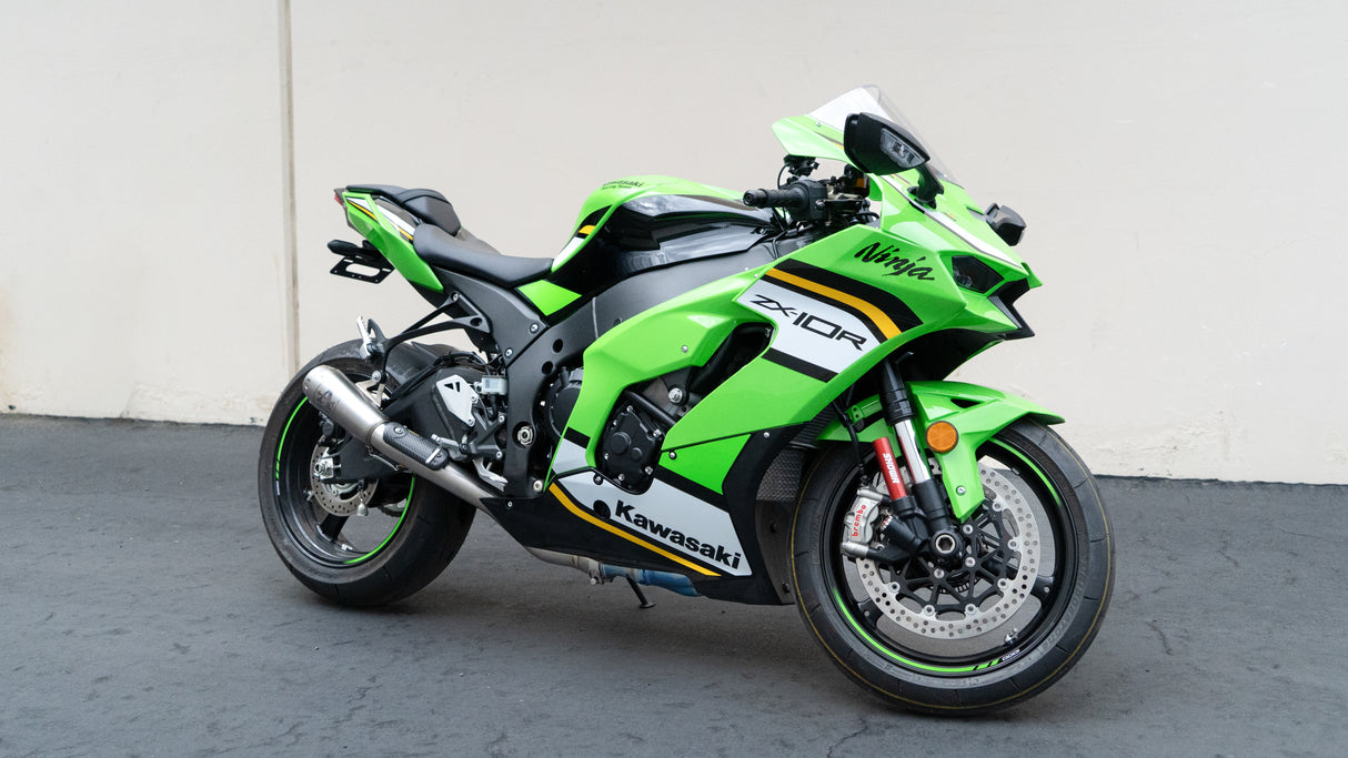 Arrow Titanium Pro Race Titanium Half Exhaust System – Kawasaki Ninja ZX-10R / RR (2021–2025+)