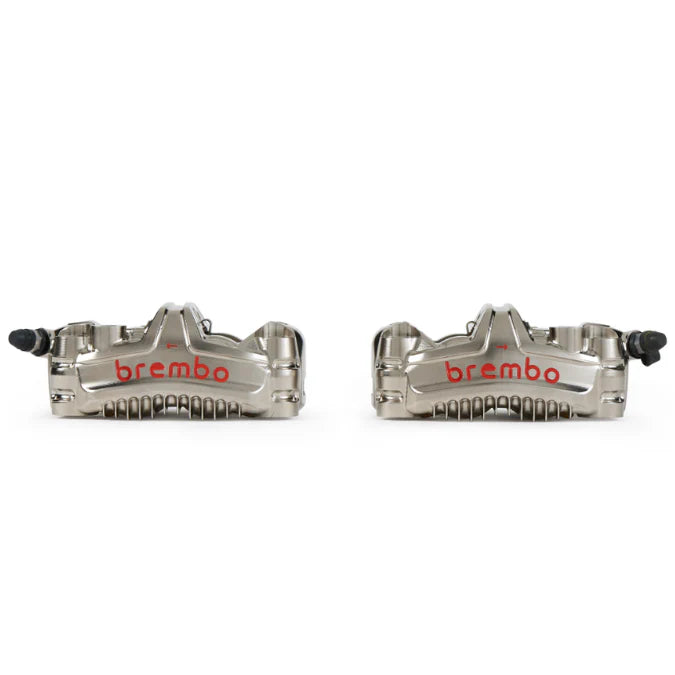 Brembo GP4-MS Monobloc Front Caliper Set – 100mm Radial Mount (Nickel)
