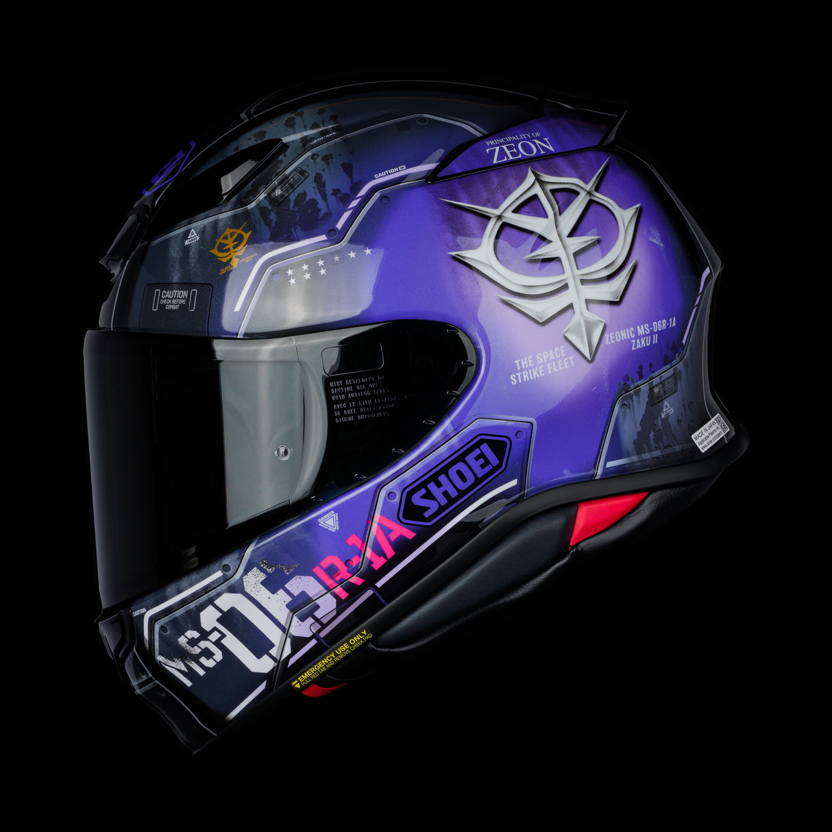 Shoei RF-1400 MS-06R Tri-Star's Zaku II - Limited Edition