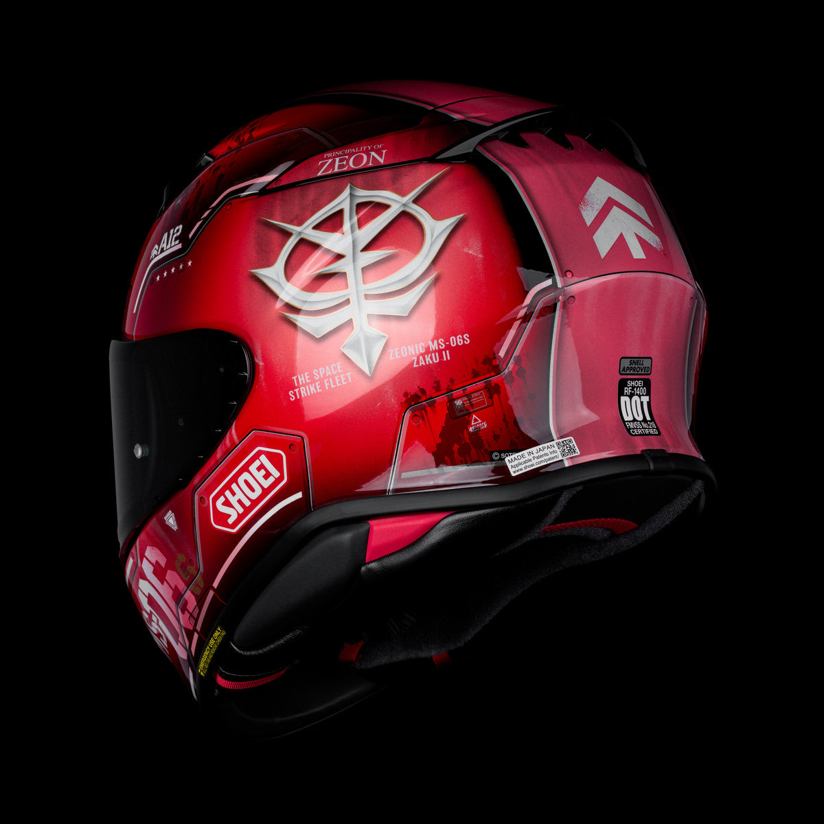Shoei RF-1400 MS-06S Char's Zaku II - Limited Edition