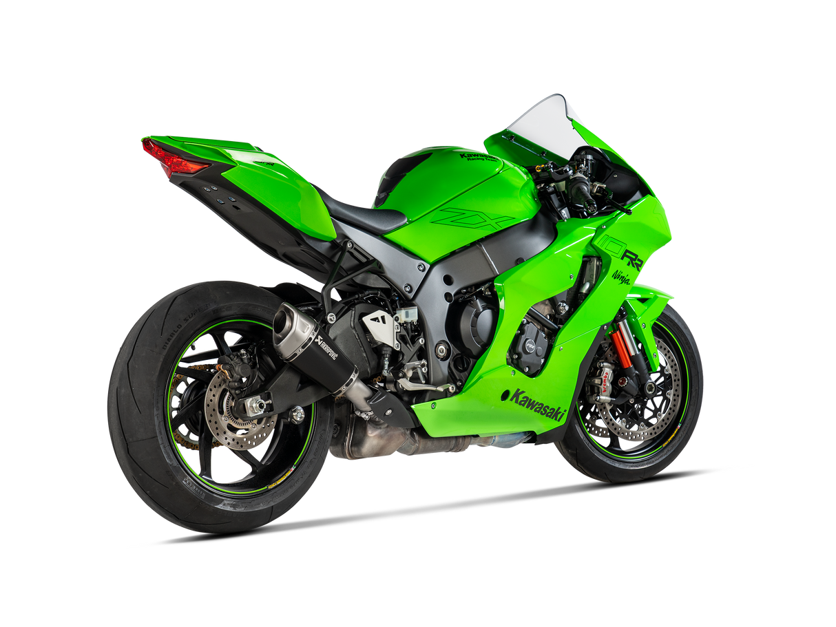 Akrapovic Titanium Slip-On Exhaust – Kawasaki ZX-10R / ZX-10RR (2021–2025+)