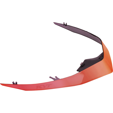 Rear Left Quarter View of Iridium Red TT-REVO Spoiler Extension