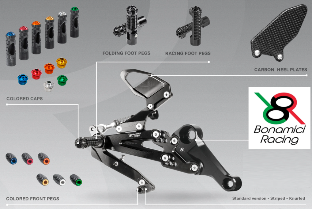 Bonamici Racing Rearsets – Aprilia RSV4 / Tuono 1100 (2021–2024