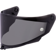 Front Quarter View of TT-REVO Dark Smoke Visor