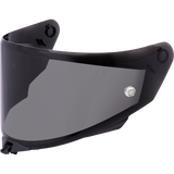 Front Quarter View of TT-REVO Dark Smoke Visor