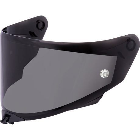 Front Quarter View of TT-REVO Dark Smoke Visor