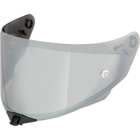 Front Quarter View of TT-REVO Black Chrome Visor