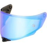 Front Quarter View of TT-REVO Iridium Sky Blue Visor