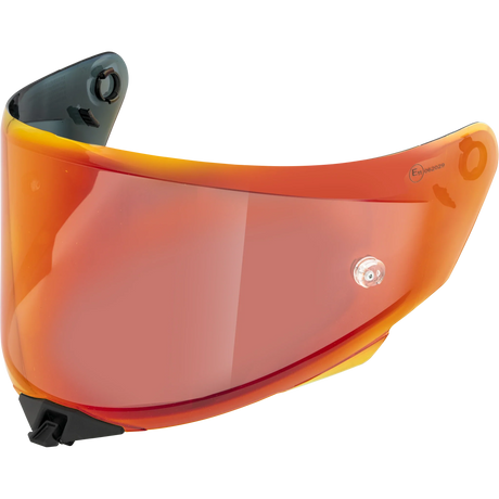 Front Quarter View of TT-REVO Iridium Red Visor