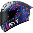 Left Side view of KYT NZ-Race Bastianini Replica Motorcycle Helmet