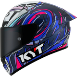 Left Side view of KYT NZ-Race Bastianini Replica Motorcycle Helmet