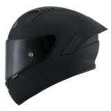 Left Side view of KYT NZ-Race Matte Black Motorcycle Helmet