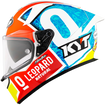 Left Side View of KYT R2R Foggia Misano 2021 Replica Motorcycle Helmet