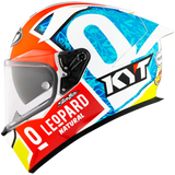 Left Side View of KYT R2R Foggia Misano 2021 Replica Motorcycle Helmet