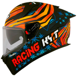 Left Side View of KYT R2R Fernandez 2022 Replica Motorcycle Helmet