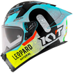 Left Side View of KYT R2R Foggia Misano 2022 Replica Motorcycle Helmet