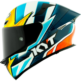 Left Side View of KYT TT-REVO Tati Replica Motorcycle Helmet