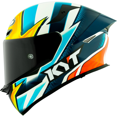 Left Side View of KYT TT-REVO Tati Replica Motorcycle Helmet
