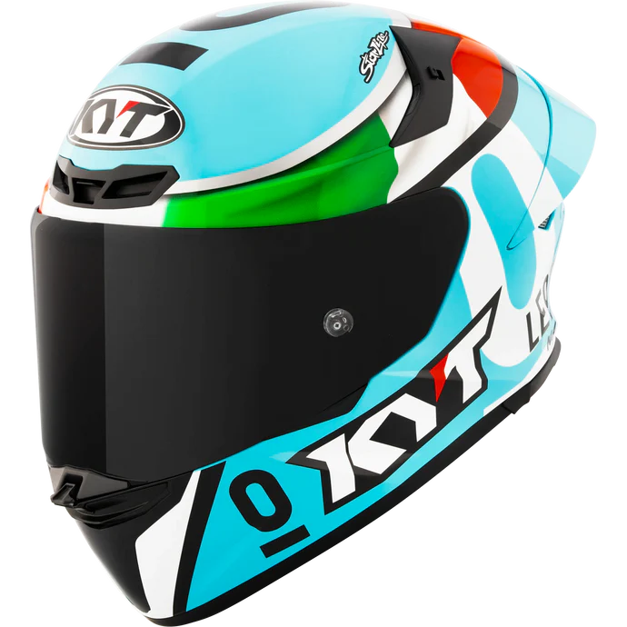 KYT TT Revo Helmet – Leopard Replica Tri-Color